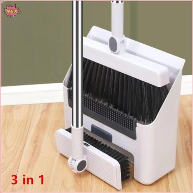 Bộ chổi 4 trong 1 N và X - Chổi quét bụi, bàn chải sàn, đa năng, dùng cho thương mại và gia đình, giảm giá 254k 10