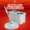 Bộ chổi lau nhà 360 độ công nghệ Thái Lan - bánh xe, bông lau Homina, giảm giá 220k