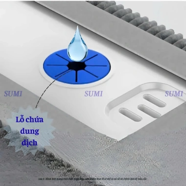 Bộ Chổi Lau Nhà Tự Vắt Sumi 45cm Thế Hệ Mới 2.026 - Cây Lau San Hô Thông Minh Xoay 360 độ Giá 199k