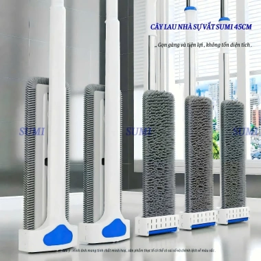 Bộ Chổi Lau Nhà Tự Vắt Sumi 45cm Thế Hệ Mới 2.026 - Cây Lau San Hô Thông Minh Xoay 360 độ Giá 199k