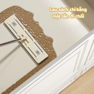 Bộ Chổi Lau Nhà Tự Vắt Thông Minh Uforu Xoay 360 Độ Cao Cấp + Bông Lau Hushop - Giá ưu đãi 459.000 VND 4
