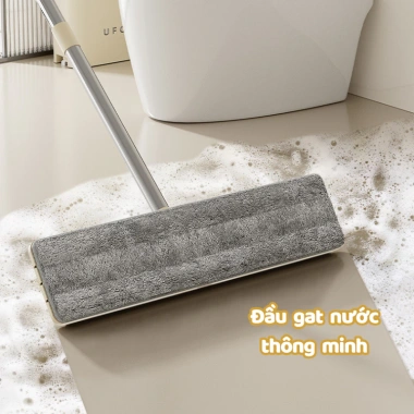 Bộ Chổi Lau Nhà Tự Vắt Thông Minh Uforu Xoay 360 Độ Cao Cấp + Bông Lau Hushop - Giá ưu đãi 459.000 VND 5