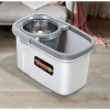 Bộ Chổi Lau Nhà Xoay 360 độ Cao Cấp 1 Chậu Giặt, 2 Cây Lau, 8 Bông Lau - Giá 163.963₫