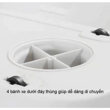 Bộ Chổi Lau Nhà Xoay 360 độ Cao Cấp 1 Chậu Giặt, 2 Cây Lau, 8 Bông Lau - Giá 163.963₫ 4