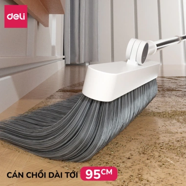 Bộ chổi quét nhà Deli đa năng gấp gọn kèm xẻng hót rác, nhựa cao cấp thép không gỉ 69.000₫ 7