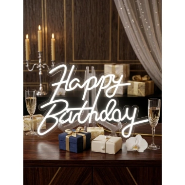 Bộ chữ LED Happy Birthday My Home DN265 - Ánh sáng vàng USB, giá ưu đãi 365k