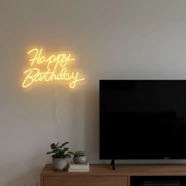Bộ chữ LED Happy Birthday My Home DN265 - Ánh sáng vàng USB, giá ưu đãi 365k