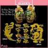 Bộ Chữ Xốp Kim Tuyến Long Phụng Sum Vầy Dán Dưa và Bưởi - Rồng Phượng Chưng Tết 35k 10