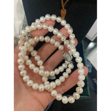Bộ Chuỗi Đeo Cổ & Vòng Tay 8ly Giá Rẻ Vân Hạt Ngọc Trai Trường Thịnh - 1.028 Triệu 10