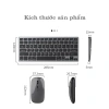 Bộ chuột và bàn phím đa kết nối Bluetooth + 2.4G, sạc, tương thích PC, điện thoại, laptop - Giá 340.000 VND 5