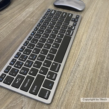 Bộ chuột và bàn phím đa kết nối Bluetooth + 2.4G, sạc, tương thích PC, điện thoại, laptop - Giá 340.000 VND