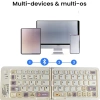 Bộ chuột‑bàn phím gập không dây Bluetooth, sạc lại, hỗ trợ Win7/8/10 iOS Android Mac - Di động dễ thương 2
