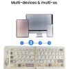 Bộ chuột‑bàn phím gập không dây Bluetooth, sạc lại, hỗ trợ Win7/8/10 iOS Android Mac - Di động dễ thương 7