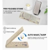 Bộ chuột‑bàn phím gập không dây Bluetooth, sạc lại, hỗ trợ Win7/8/10 iOS Android Mac - Di động dễ thương 8