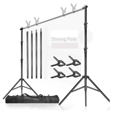 Bộ chụp ảnh 2x2m hỗ trợ phông nền, kèm túi phụ kiện Studio – Giá ưu đãi 135.030 VND 2