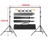 Bộ chụp ảnh 2x2m hỗ trợ phông nền, kèm túi phụ kiện Studio – Giá ưu đãi 135.030 VND 9