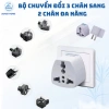 Bộ chuyển đổi 3 chân sang 2 chân đa năng US EU UK AU - Giá chỉ 14.900đ