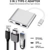 Bộ chuyển đổi 3 trong 1 Type-C sang HDMI 4K, USB 3.0 & PD - Giá chỉ 81.000 VND 2