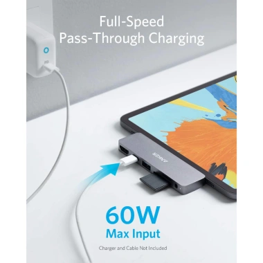 Bộ chuyển đổi Anker PowerExpand 6-in-1 USB-C PD Hub A8.362 – Giá 950k, hỗ trợ 4K HDMI, 2 USB 3.0, SD