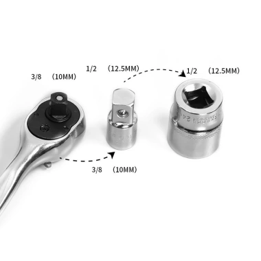 Bộ chuyển đổi cờ lê 1/4-3/8-1/2 - Đa năng, bền bỉ, giá chỉ 12.870₫ 3