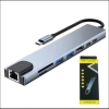 Bộ chuyển đổi đa năng 8-trong-1 USB-C Hub HDMI 4K, RJ45, USB 3.0, đọc thẻ SD/TF - Giá ưu đãi 140.800 VND 3