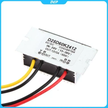 Bộ chuyển đổi DC 24V-12V 5A cho LED xe tải và thuyền DCP, tiết kiệm năng lượng, giá 66.400 4