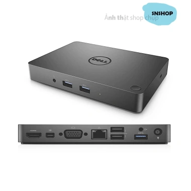 Bộ chuyển đổi Dell WD15 USB-C Docking Station, hỗ trợ 3 màn hình ngoài cho laptop - 990.000₫