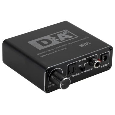 Bộ chuyển đổi HIFI DAC kỹ thuật số sang Analog RCA 3.5mm AUX, Khuếch đại Toslink, Đầu ra đồng trục quang – Giá 234.300₫