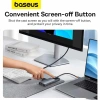 Bộ chuyển đổi HUB 6 in 1 Baseus Type C HDMI 4K 60Hz + USB-C 10Gbps, 2 USB-A 10Gbps, RJ45, PD - Giá 899.000 VND 7