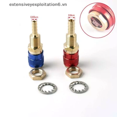 Bộ chuyển đổi khí làm mát bằng nước - Đầu nối Qui cho phích cắm đèn pin hàn TIG/MIG M6 M8, giảm giá 46.860₫ Bộ chuyển đổi khí làm mát bằng nước - Đầu nối Qui cho phích cắm đèn pin hàn TIG/MIG M6 M8, giảm giá 46.860₫