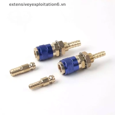 Bộ chuyển đổi khí làm mát bằng nước - Đầu nối Qui cho phích cắm đèn pin hàn TIG/MIG M6 M8, giảm giá 46.860₫ 5 Bộ chuyển đổi khí làm mát bằng nước - Đầu nối Qui cho phích cắm đèn pin hàn TIG/MIG M6 M8, giảm giá 46.860₫ 5