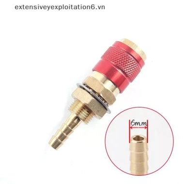 Bộ chuyển đổi khí làm mát bằng nước - Đầu nối Qui cho phích cắm đèn pin hàn TIG/MIG M6 M8, giảm giá 46.860₫ 8 Bộ chuyển đổi khí làm mát bằng nước - Đầu nối Qui cho phích cắm đèn pin hàn TIG/MIG M6 M8, giảm giá 46.860₫ 8