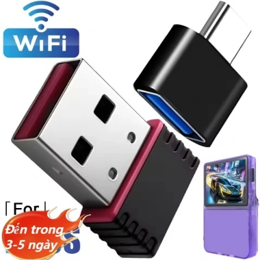 Bộ chuyển đổi không dây USB R36S/R36H, nhỏ gọn 1,5cm, ABS bền, điều khiển sẵn