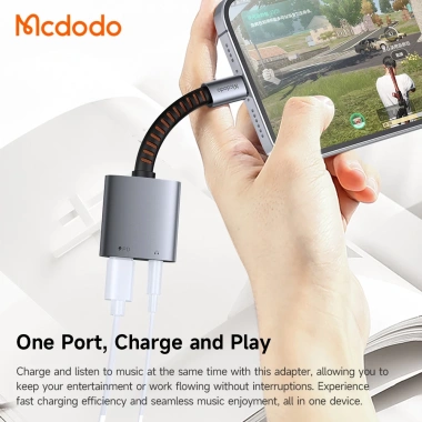 Bộ Chuyển Đổi Mcdodo CA-3.120 2 Trong 1 USB-C sang USB-C + Jack 3.5mm - Sạc nhanh, nghe nhạc chất lượng, giá ưu đãi 454.350₫ 3 Bộ Chuyển Đổi Mcdodo CA-3.120 2 Trong 1 USB-C sang USB-C + Jack 3.5mm - Sạc nhanh, nghe nhạc chất lượng, giá ưu đãi 454.350₫ 3