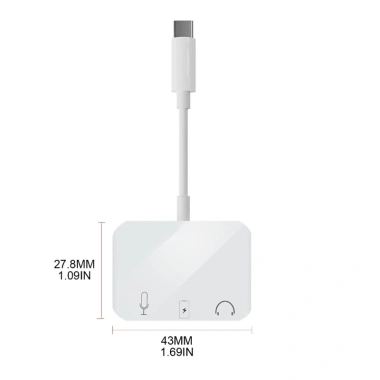 Bộ chuyển đổi micro USB-C MIS sang 3.5mm, thẻ âm thanh ngoài, giảm giá 212.080₫