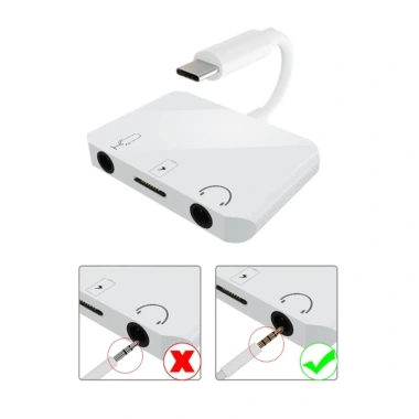 Bộ chuyển đổi micro USB-C MIS sang 3.5mm, thẻ âm thanh ngoài, giảm giá 212.080₫