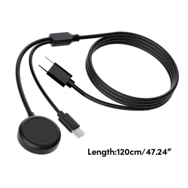 Bộ chuyển đổi nguồn 2 trong 1 cho Galaxy Watch6 4 5 Active 2 - Cáp sạc nhanh, dây dock, đế trạm 129.605 VND