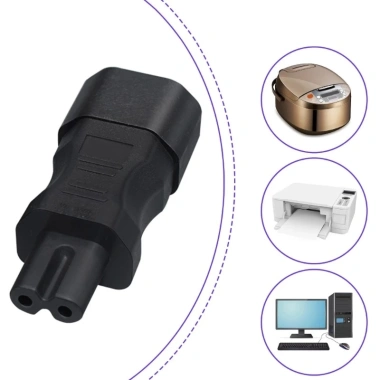 Bộ chuyển đổi nguồn điện Hrtyvhin C14 sang C7 Nam Nữ cho Điện tử tiêu dùng – Giá 62.770₫