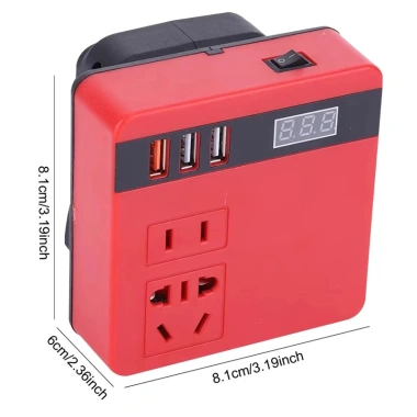 Bộ chuyển đổi nguồn pin 18V-21V sang 220V cho Makita công suất 120W giá 167.482 VND 8 Bộ chuyển đổi nguồn pin 18V-21V sang 220V cho Makita công suất 120W giá 167.482 VND 8