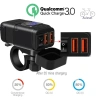Bộ chuyển đổi nguồn sạc USB kép Auleset Motorcycle QC3.0 sạc nhanh có vôn kế - 379.915₫ 4