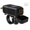 Bộ chuyển đổi nguồn sạc USB kép Auleset Motorcycle QC3.0 sạc nhanh có vôn kế - 379.915₫ 10