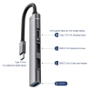 Bộ chuyển đổi NiSTAR Lightning‑C sang USB 3.0/2.0 HUB 4 trong1, sạc nhanh, hỗ trợ iPhone 15‑12, HUAWEI Mate 60/50 – 96.800₫ 2