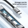 Bộ chuyển đổi NiSTAR Lightning‑C sang USB 3.0/2.0 HUB 4 trong1, sạc nhanh, hỗ trợ iPhone 15‑12, HUAWEI Mate 60/50 – 96.800₫ 3