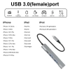 Bộ chuyển đổi NiSTAR Lightning‑C sang USB 3.0/2.0 HUB 4 trong1, sạc nhanh, hỗ trợ iPhone 15‑12, HUAWEI Mate 60/50 – 96.800₫ 6