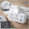 Bộ chuyển đổi ổ cắm 2 chân - Phích cắm đa năng, nhiều USB và LED, chỉ 98.000₫ 10