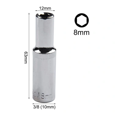 Bộ chuyển đổi ổ cắm 3/8 inch, đầu cờ lê lục giác 8-24mm Ratchet - Giá 19.738₫ 9