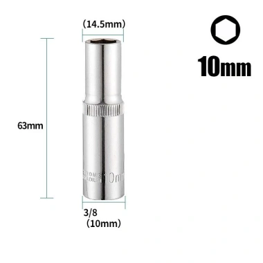 Bộ chuyển đổi ổ cắm 3/8 inch, đầu cờ lê lục giác 8-24mm Ratchet - Giá 19.738₫ 10