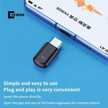 Bộ chuyển đổi phát hồng ngoại Type C - Điều khiển thông minh qua app, remote TV, 133.980₫ Bộ chuyển đổi phát hồng ngoại Type C - Điều khiển thông minh qua app, remote TV, 133.980₫