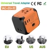 Bộ chuyển đổi phích cắm du lịch đa năng YudhUI Sạc USB C 2 loại, hỗ trợ EU/UK/US/AU, bền bỉ, giá chỉ 355.960₫ 9