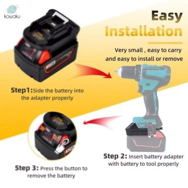 Bộ chuyển đổi pin cho dụng cụ điện - Bảo vệ xả sâu, giảm giá 23% chỉ 282.700₫